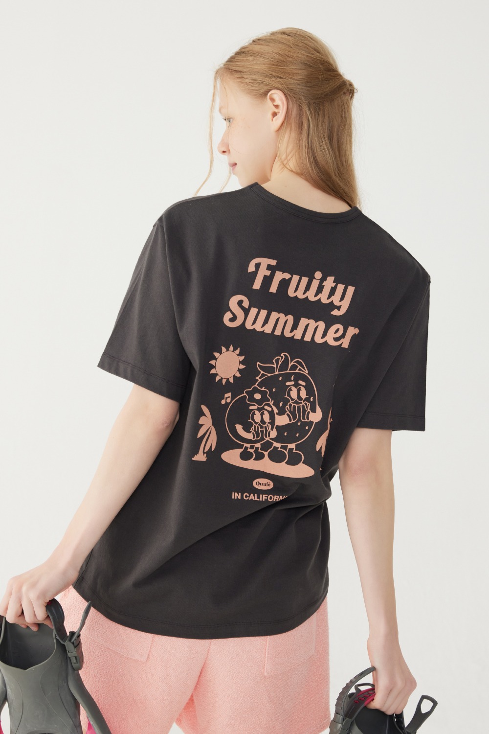 FRUITY SUMMER T-SHIRT_Charcoal